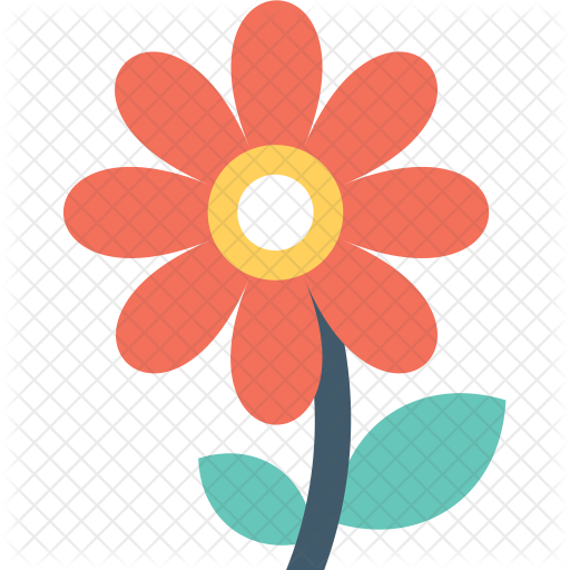 Transparent Flower Icon