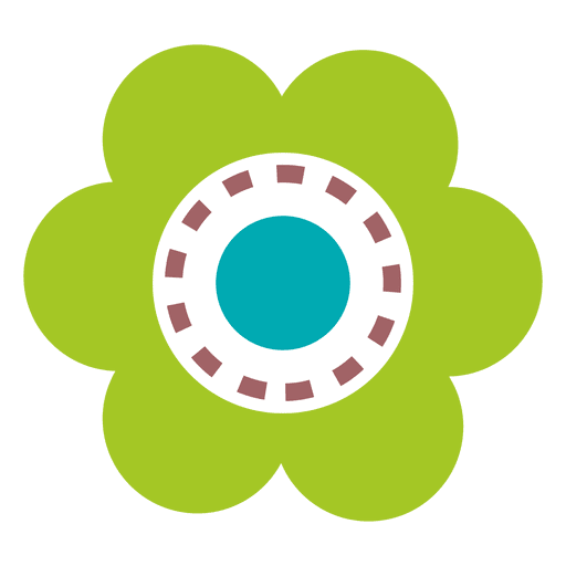 Green Flower Icon