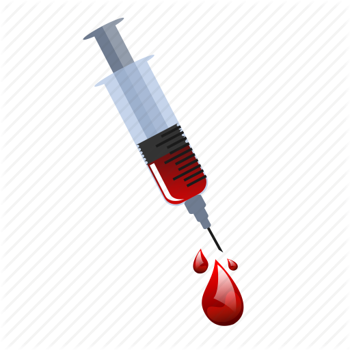 Blood, Flu, Medical, Needle, Shot, Syringe, Vaccine Icon