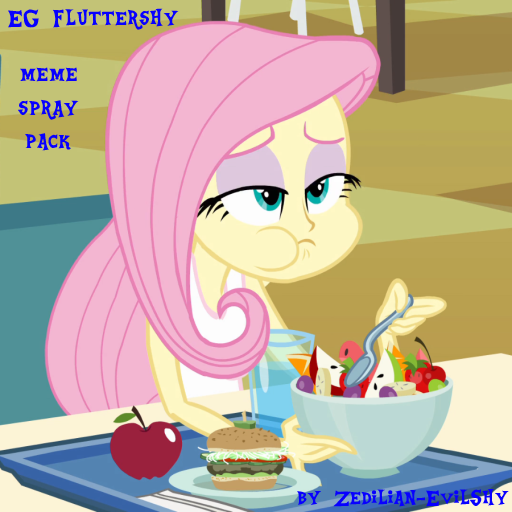 Eg Fluttershy Meme Spray Pack Team Fortress Sprays