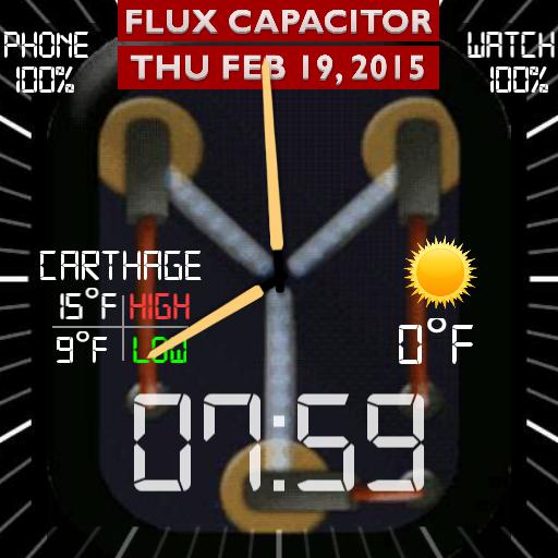 Flux Capacitor Watch Face For G Watch