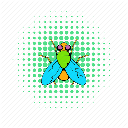 Bug, Buzz, Comics, Fly, Insect, Nature, Wing Icon
