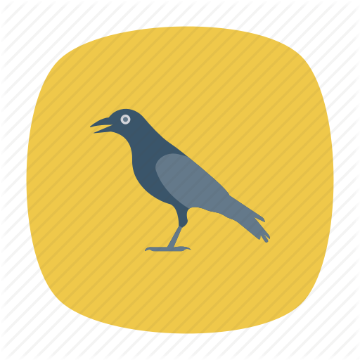 Bird, Blackbird, Crow, Fly Icon