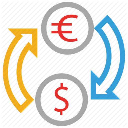 Currency Converter, Currency Exchange, Dollar, Euro Icon
