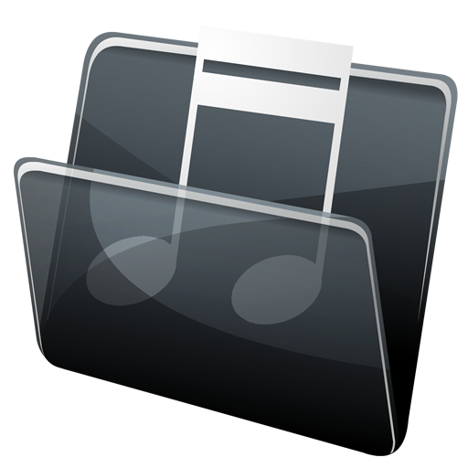 Hp Music Folder Icon Hydropro Iconset Media Design