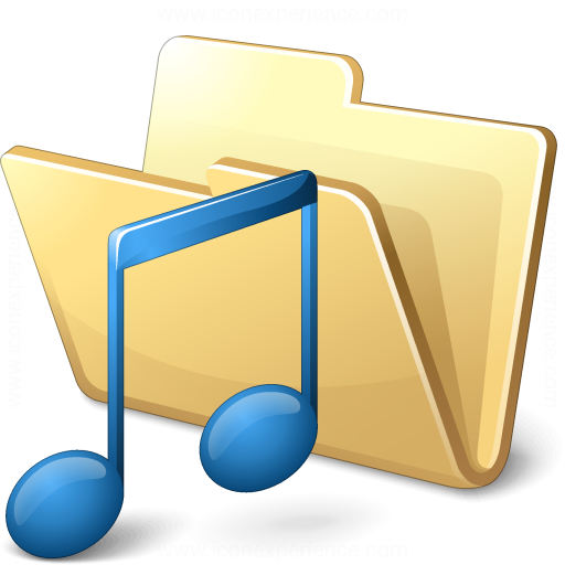Iconexperience V Collection Folder Music Icon