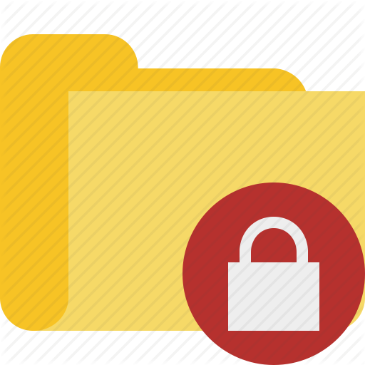Category, Folder, Lock Icon