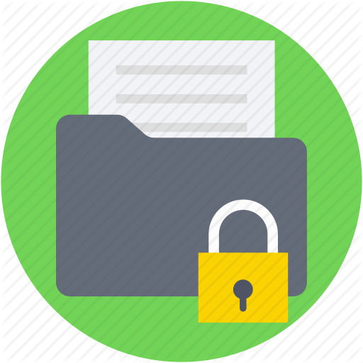 Decomants, Lock, Locked Folder, Padlock, Secure Folder Icon