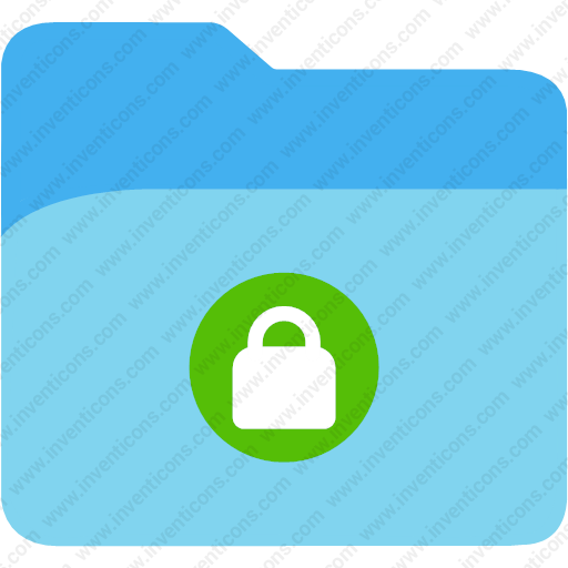 Download Data,folder Lock,storage,disk,lock Icon Inventicons