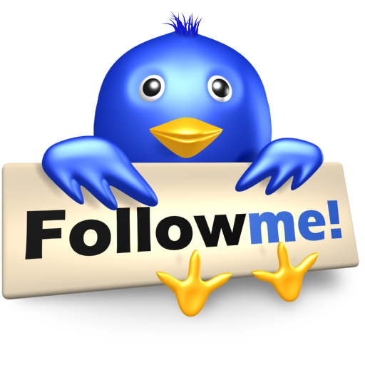 Bird, Follow, Me, Social Media, Symbol, Twitter Icon