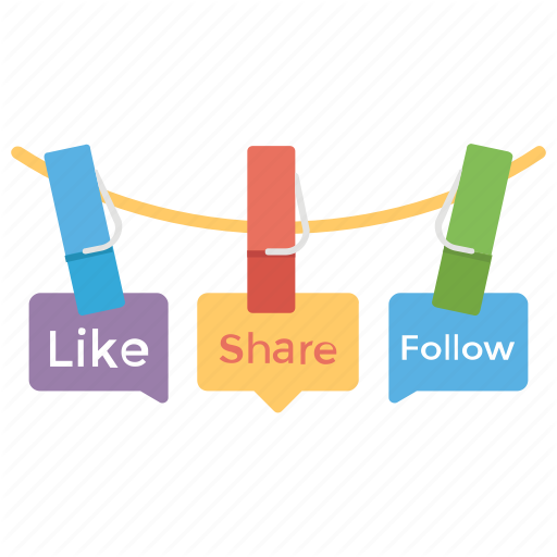 Banners, Follow Us, Like, Marketing, Social Media Icon