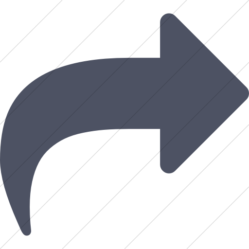 Simple Blue Gray Bootstrap Font Awesome Mail Forward Icon