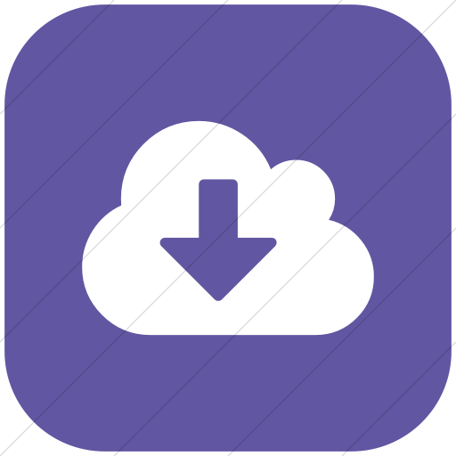 Flat Rounded Square White On Purple Bootstrap Font