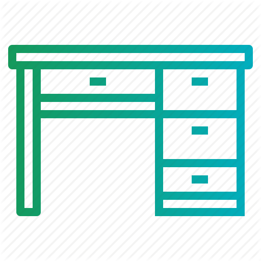 Antique, Desk, Elegant, Furniture, Workplace Icon