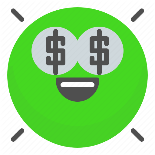 Emoji, Emotion, Face, Millionaire, Smile Icon