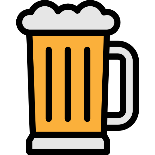 Food, Alcoholic Drink, Pint Icon