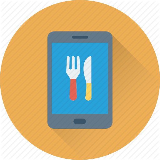 App, Food App, Hotel App, Mobile, Online Food Icon