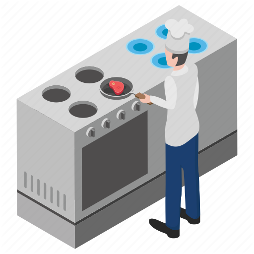 Cooking Kiosk, Cooking Stove, Food Court, Gas Stove, Kitchen