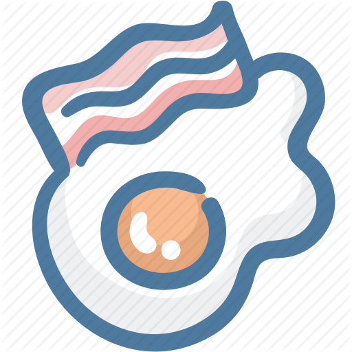 Bacon, Breakfast, Egg, Food Icon