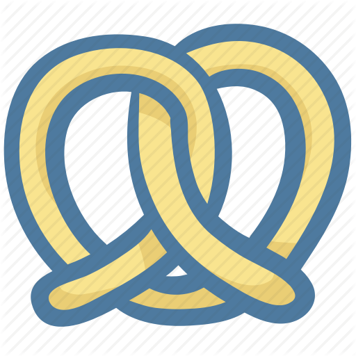Food, New York, Pretzel, Snack, Street Food Icon