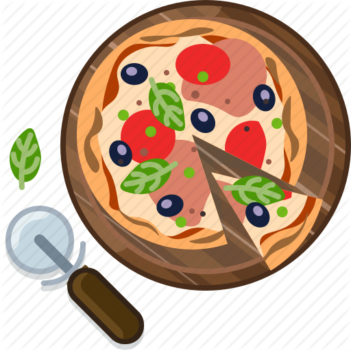 Food, Gastronomy, Italy, Meal, Pizza, Plate, Restaurant Icon