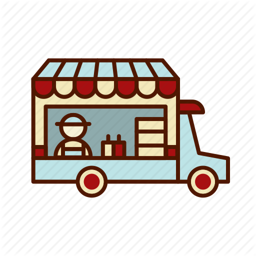 Burger, Food, Truck Icon