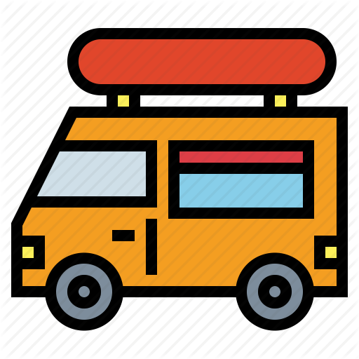 Fast Food, Food Truck, Truck, Van Icon