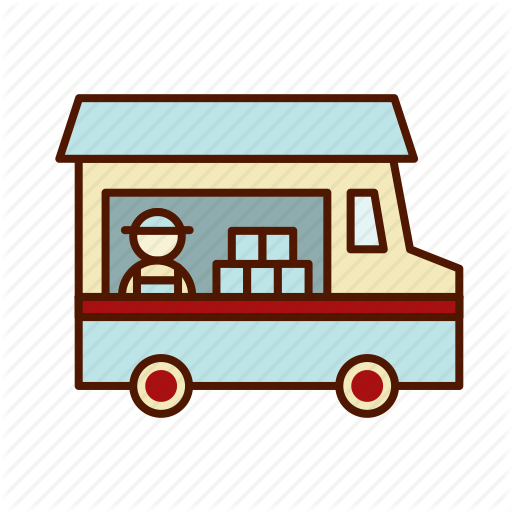Food, Truck Icon