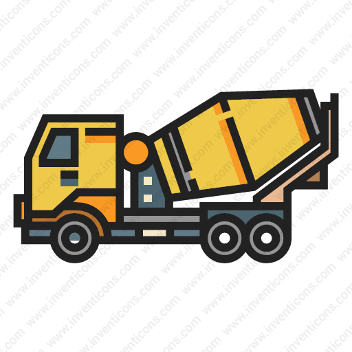 Download Concrete,mixer,truck Icon Inventicons