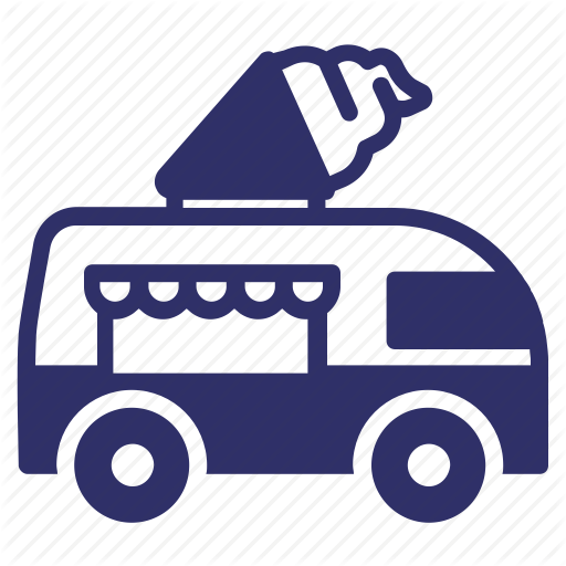 Combi, Food Truck, Ice Cream, Snack, Summer, Van Icon