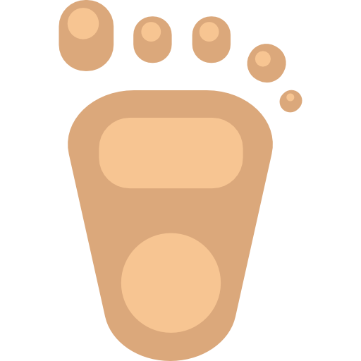 Foot, Footprint, Baby, Kid And Baby, Barefoot Icon