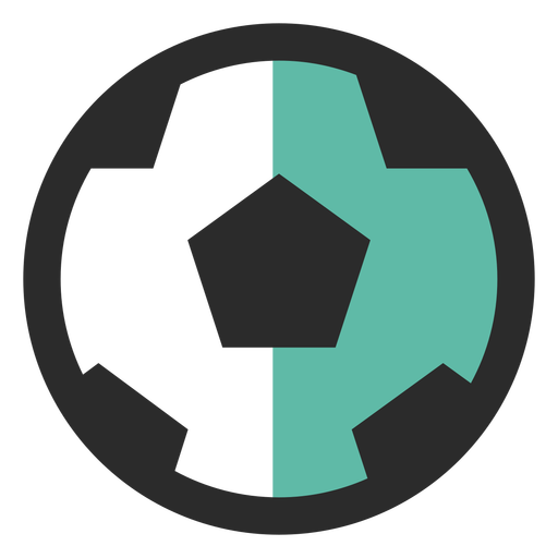 Football Ball Colored Stroke Icon