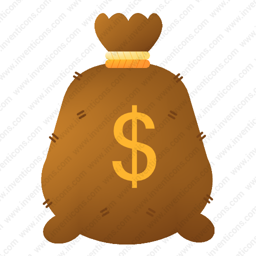 Download Money,bag Icon Inventicons