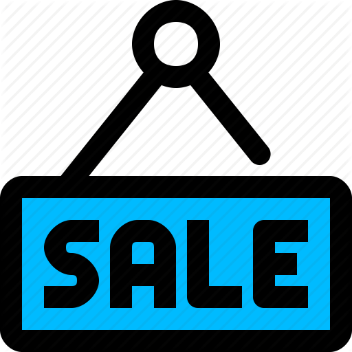 Board, Door, Sale, Sign Icon