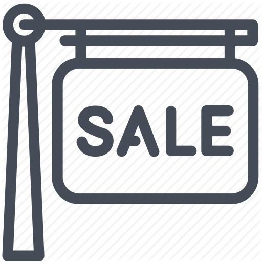 House, Property, Sale, Sign Icon