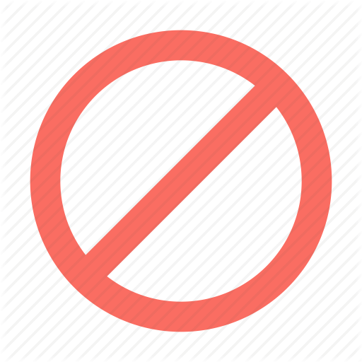 Cancel, Forbidden Icon