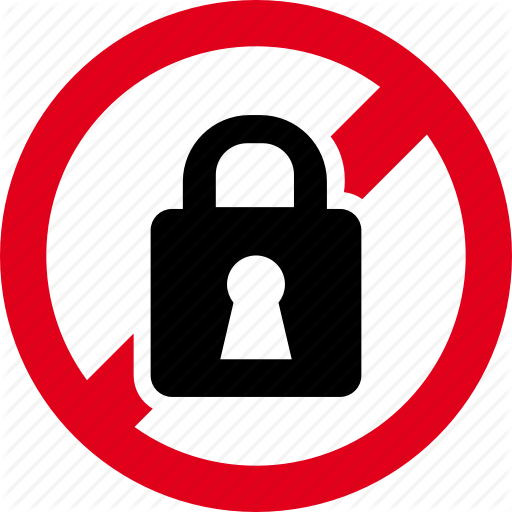Closed, Forbidden, Lock, Prohibited, Security Icon
