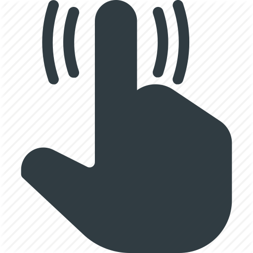 Feedback, Force, Gesture, Hand, Touch, Vibration Icon