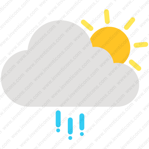 Download Cloud,day,forecast,rain,shine,sun,weather Icon Inventicons