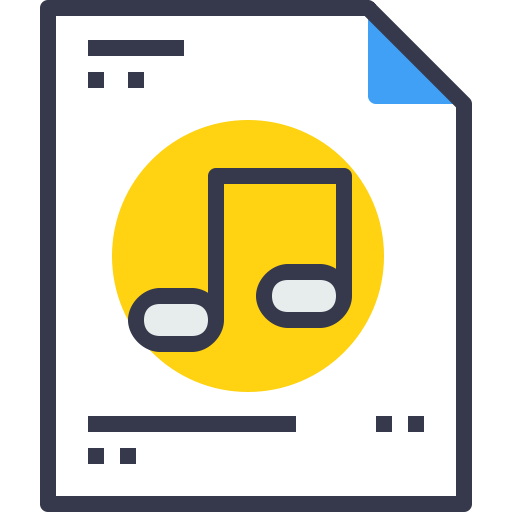 Document, Paper, Music, Message, Office, Page, Business, Form Icon