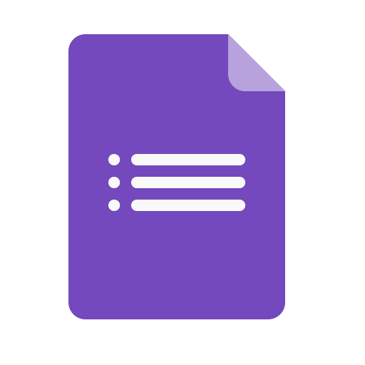 Document, File, Data, Google, Forms Icon