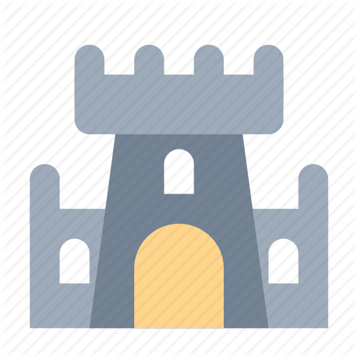 Castle, Fortress, Medieveal, Tower Icon