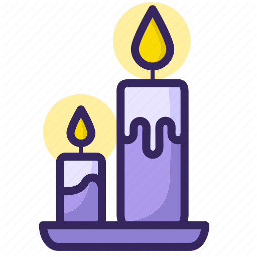 Candle, Candles, Couple, Fire, Hope, Light, Romance Icon