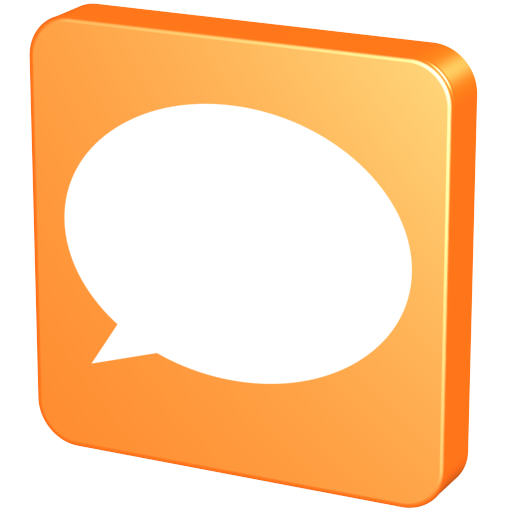 Forum Orange Icon Social Iconset Aha Soft