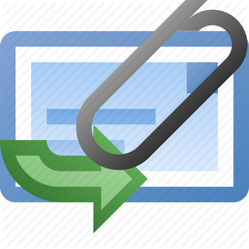 Attachment, Email, Forward Icon