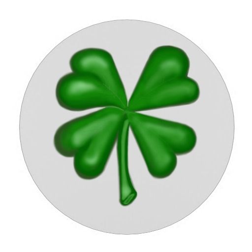 Green Four Leaf Clover Shamrock Set Of Poker Chips Games Toys