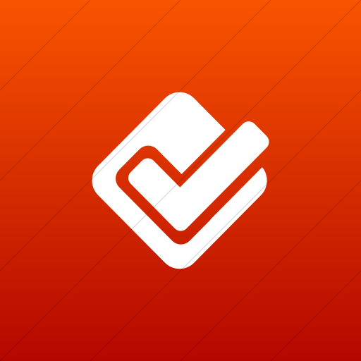 Flat Square White On Red Gradient Social Media