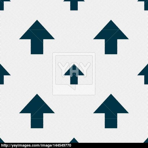 This Side Up Sign Icon Fragile Package Symbol Seamless Abstract