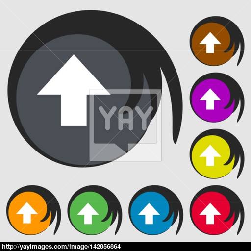 This Side Up Sign Icon Fragile Package Symbol Symbols On Eight