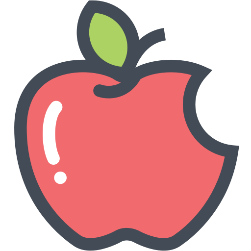 Apple, Bite, Fresh Apple, Fruit, Healthy Icon